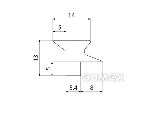 SILIKONPROFILE T-FORM